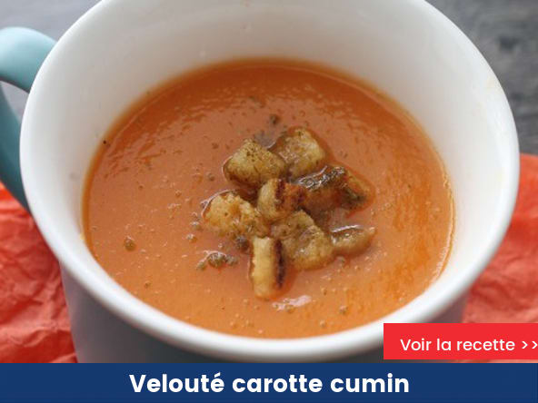 Velouté carotte cumin